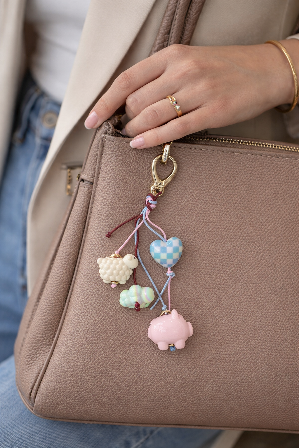 Pork sheep Keychain