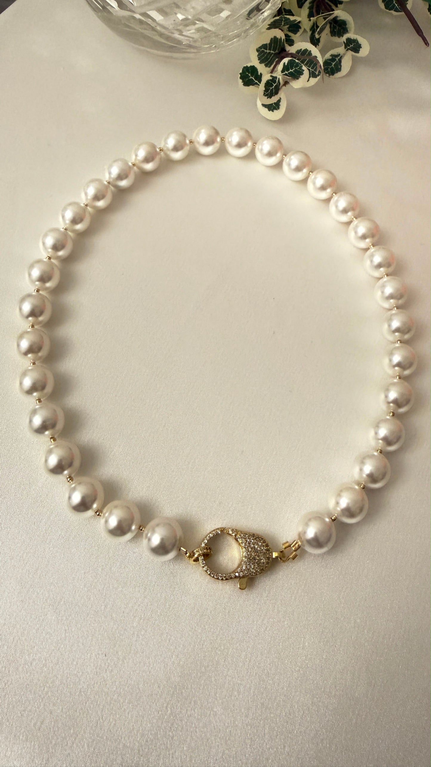 Clementina Pearl Collar