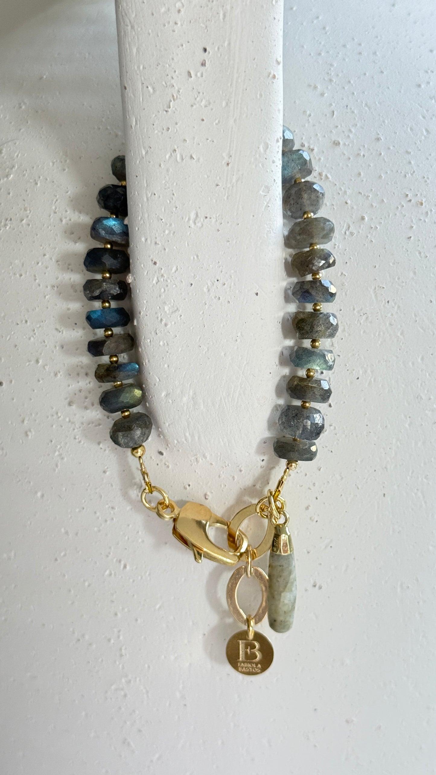 Pulsera Labradorita gris