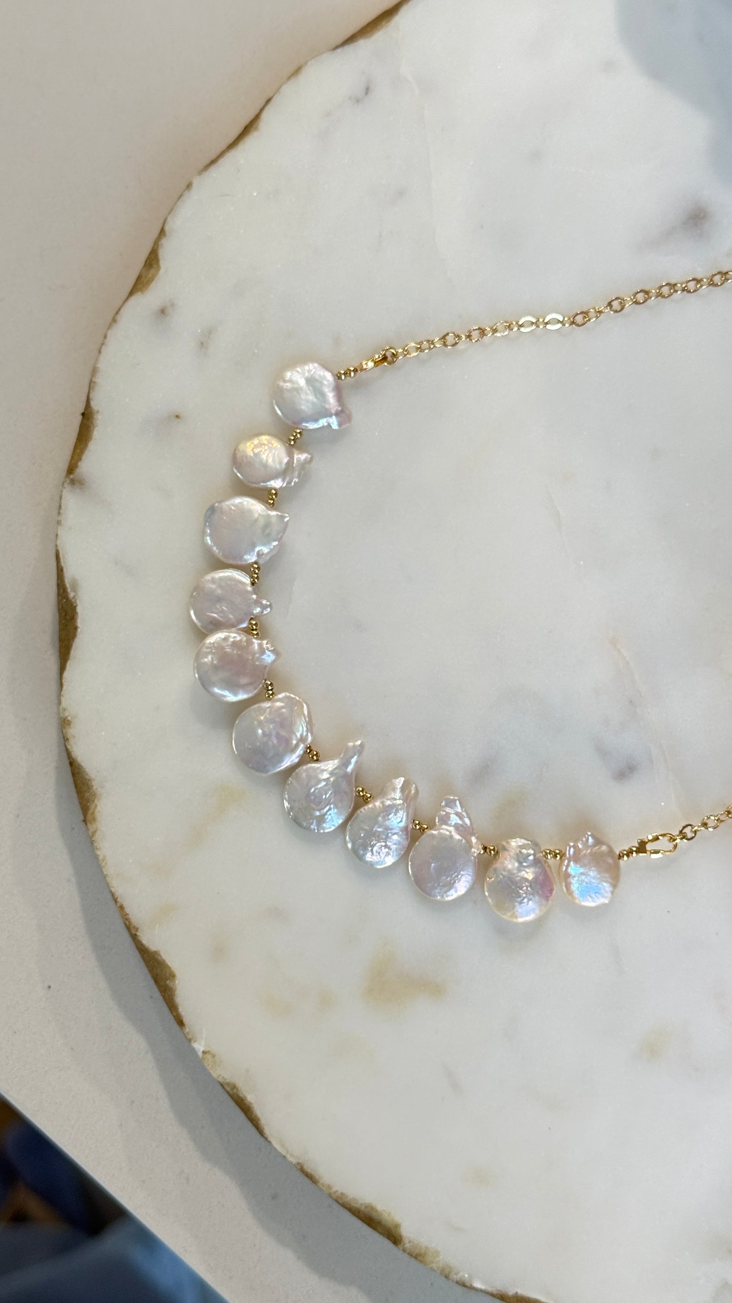 Collar Perla y Cadena