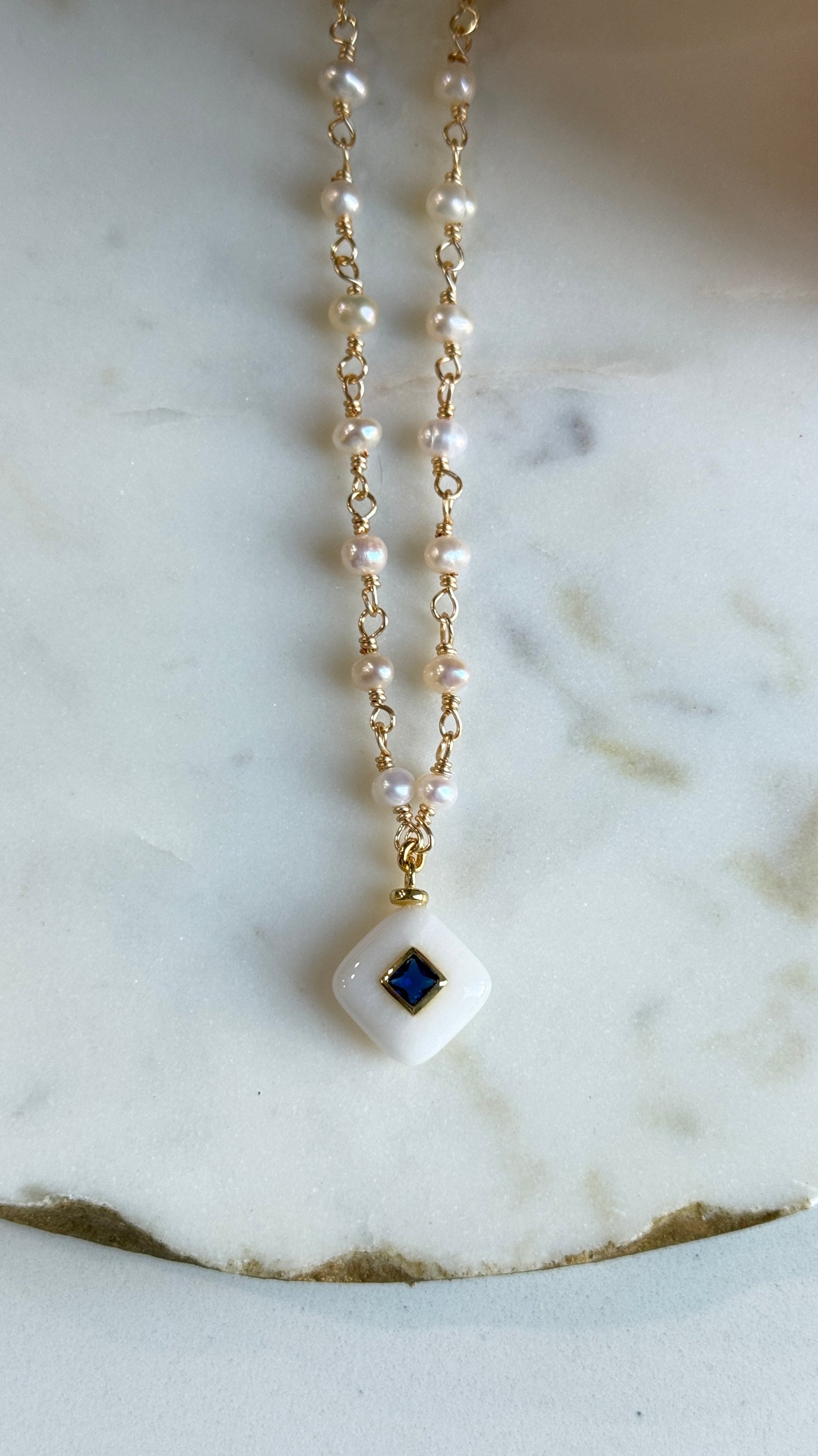 Collar de Perla con dije