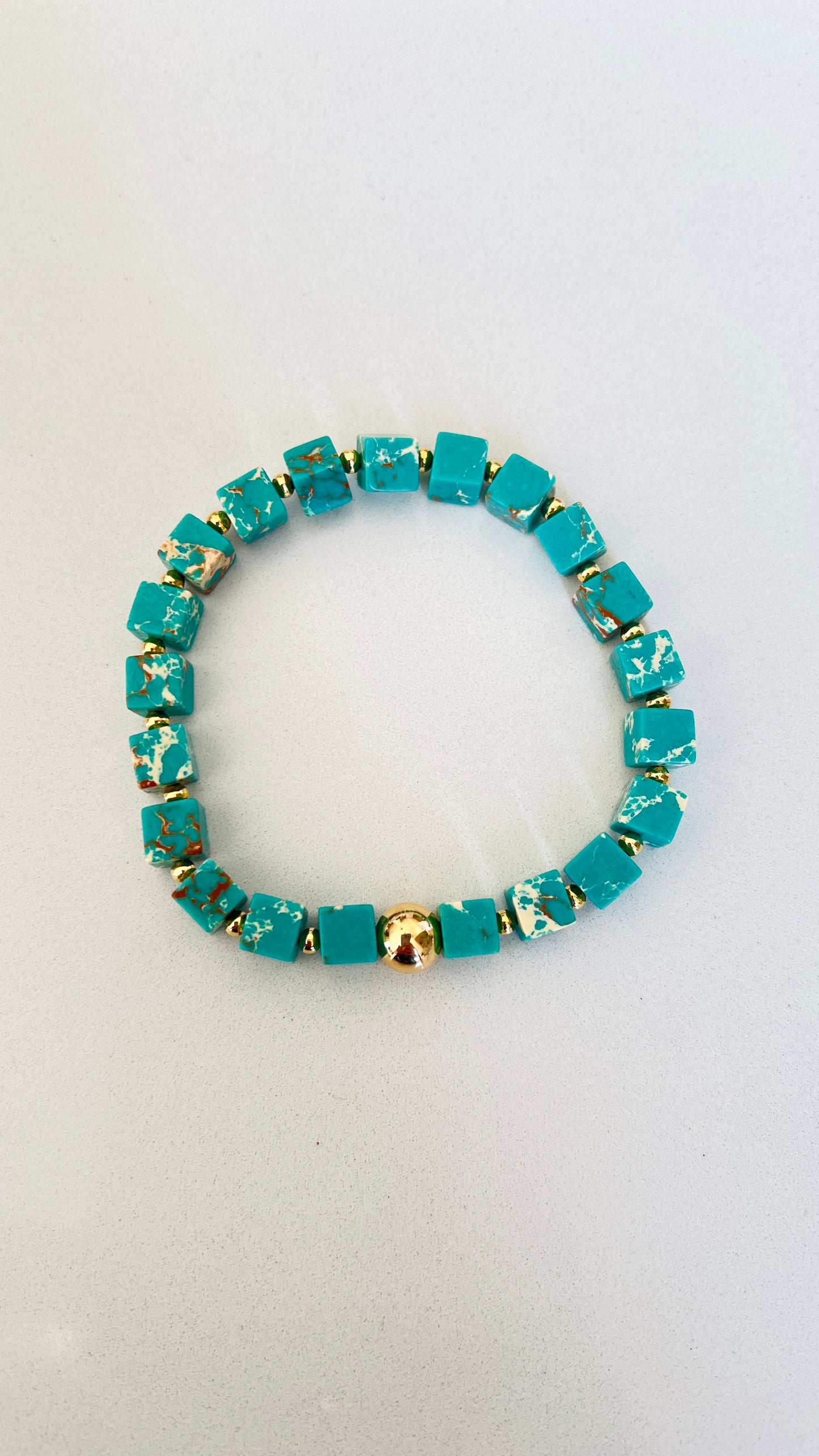 pulsera Turquesa natural c/u