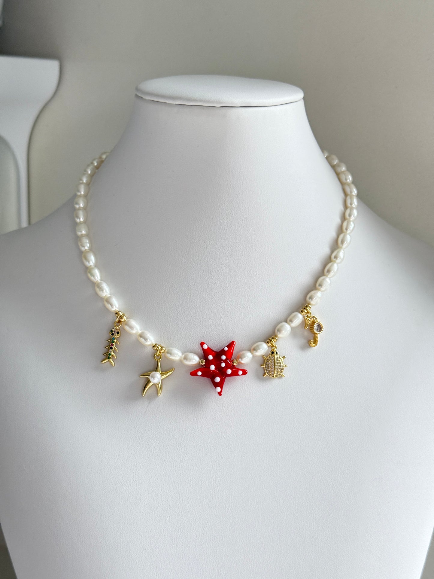 Collar Estrella roja