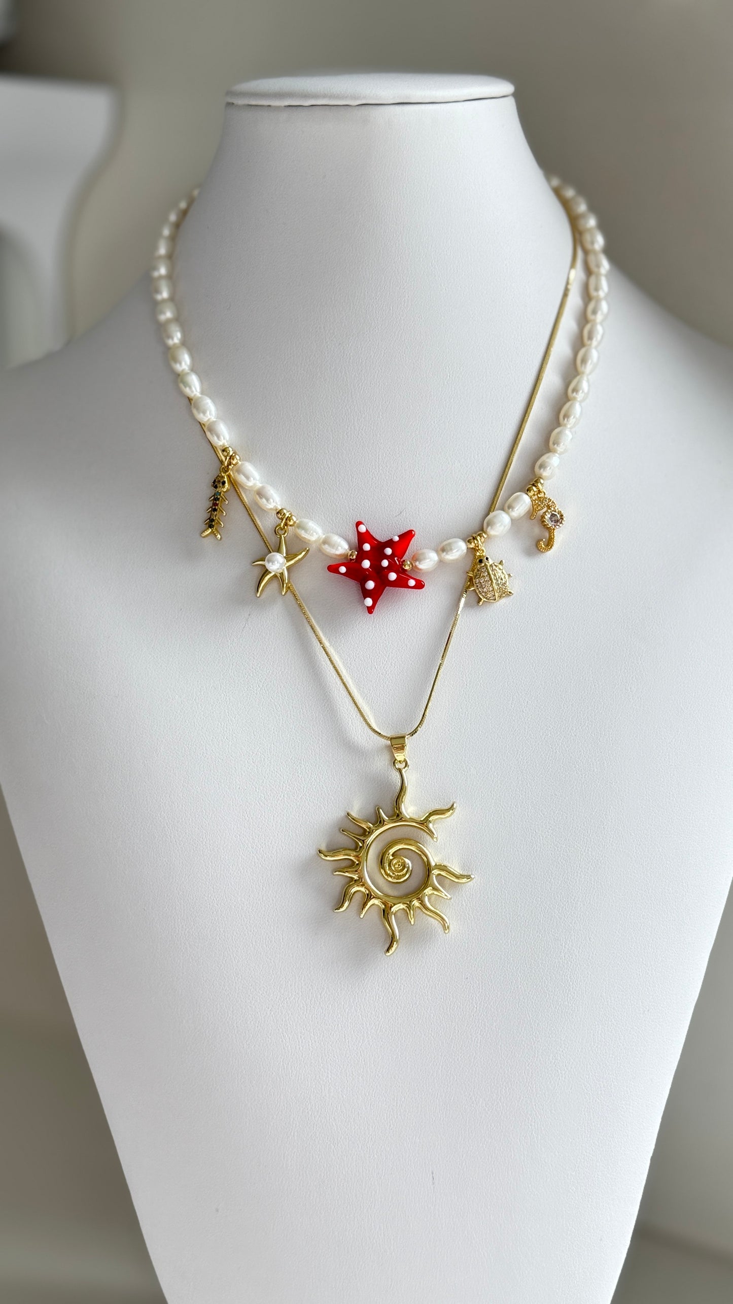 Collar Estrella roja