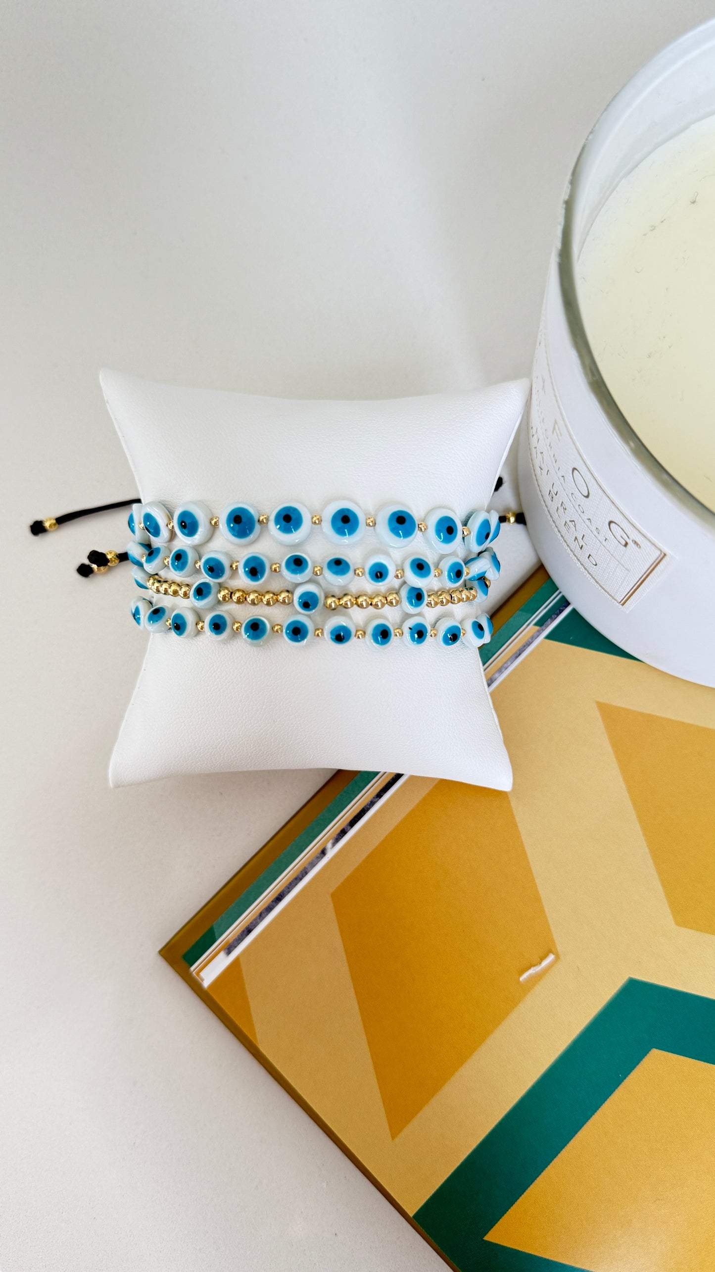 Pulseras ojo turco azul c/u