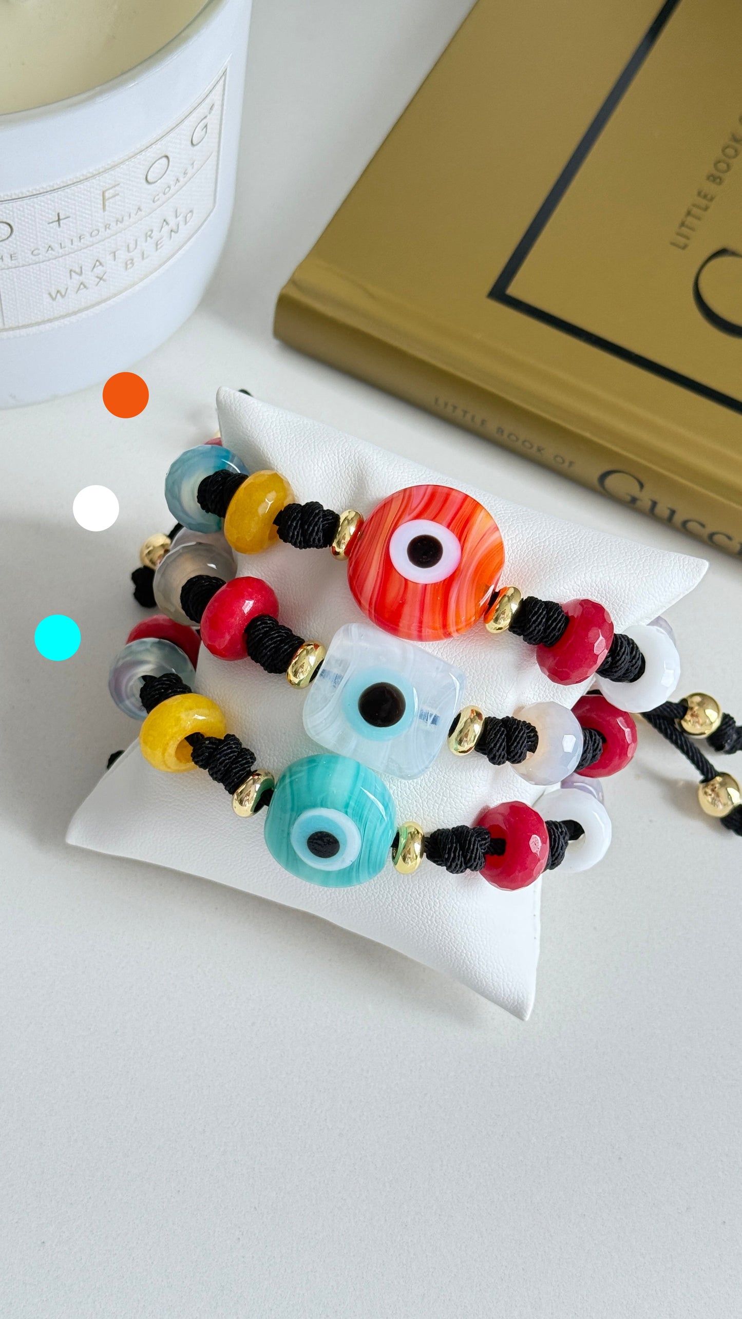 Pulsera colorida ojo turco