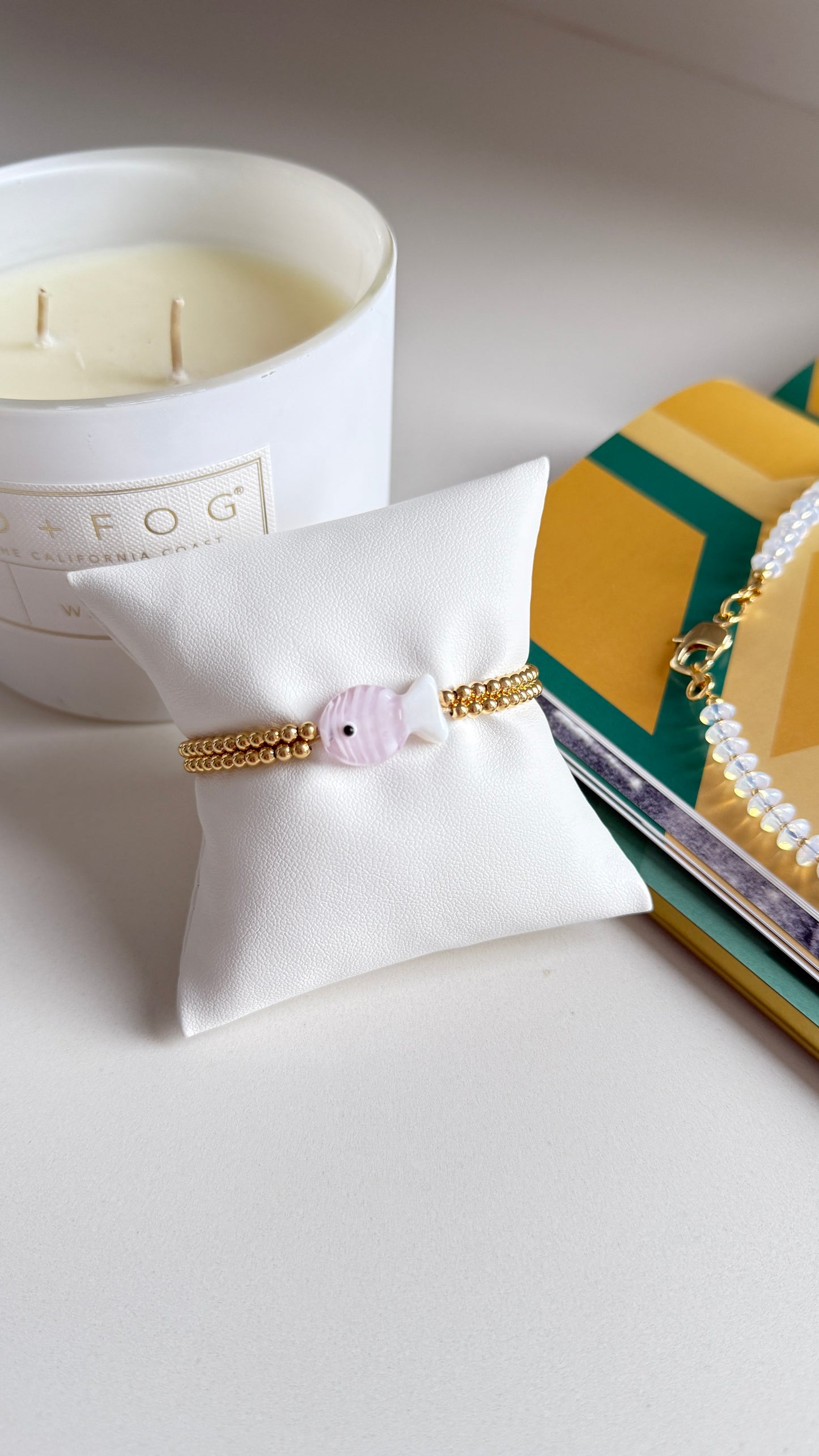 Pulsera gold fish Rosa
