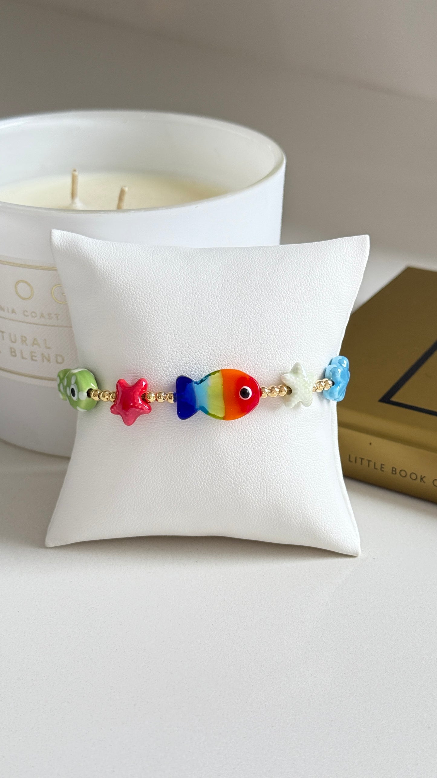 Pulsera ajustable bajo del mar