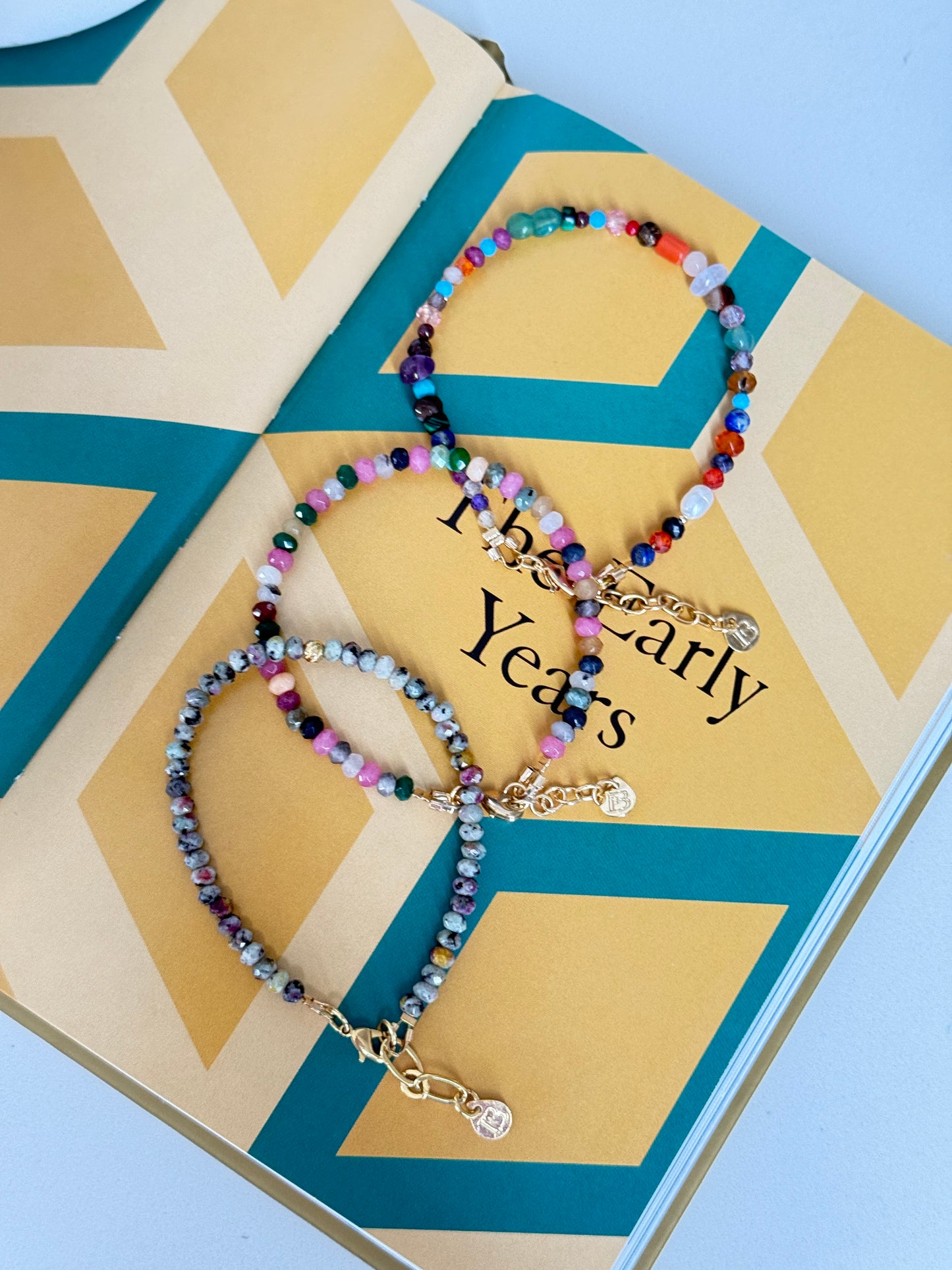 Set Pulseras 5 piezas multicolor!
