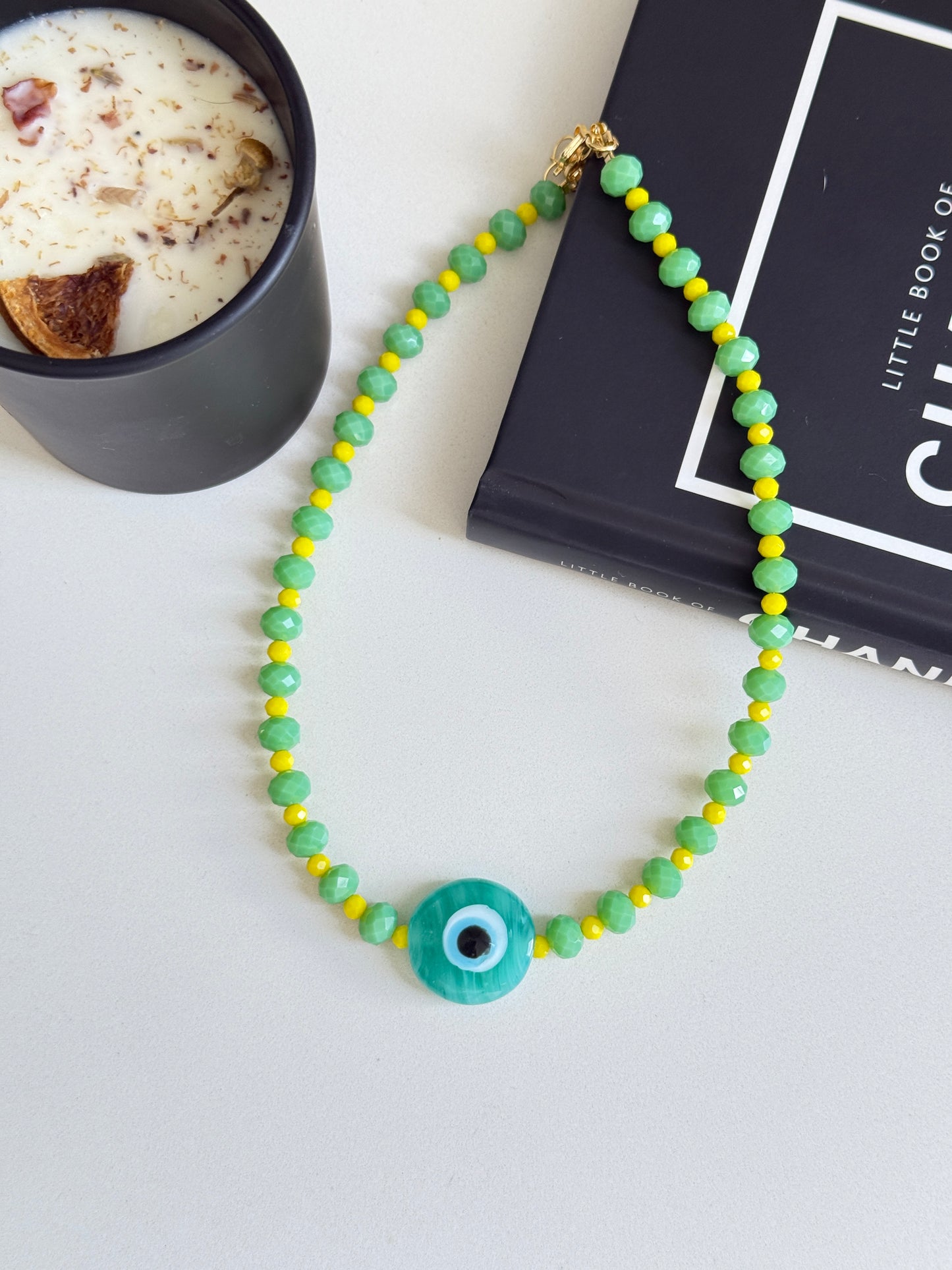 Collar Cristal con Murano en colores