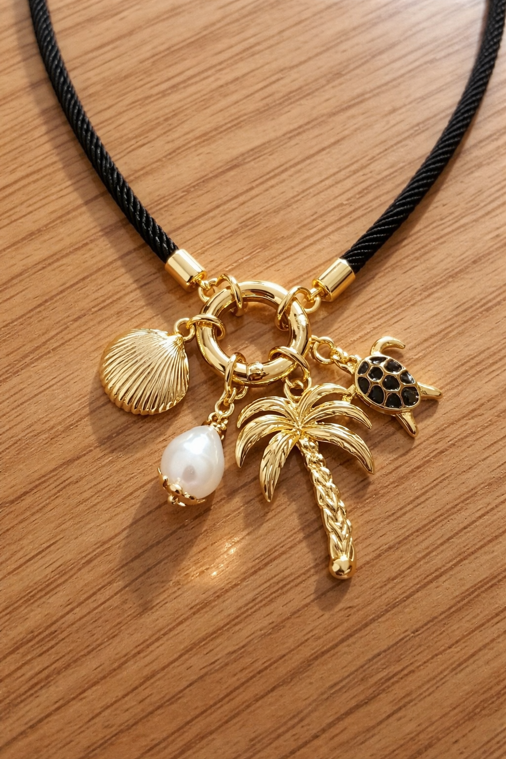 Collar ajustable dijes Coco tortuga