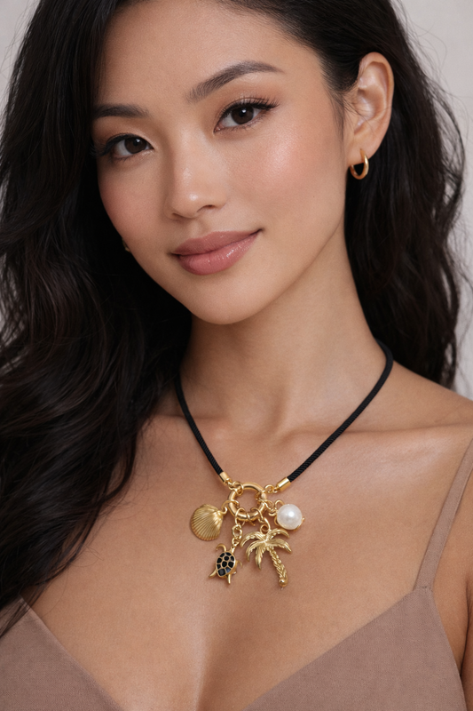 Collar ajustable dijes Coco tortuga