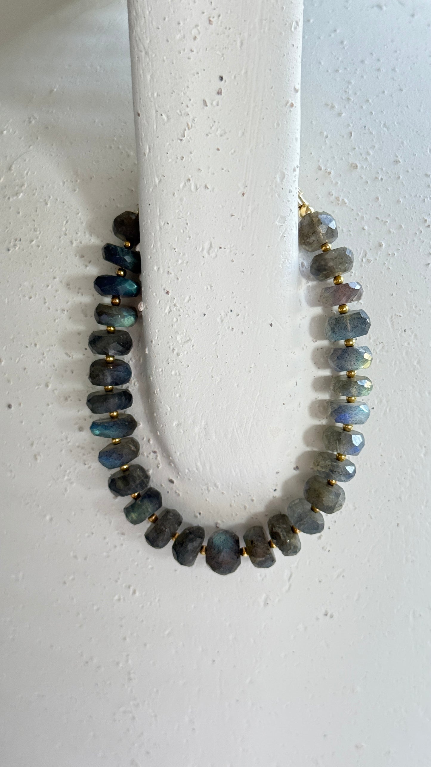 Pulsera Labradorita gris