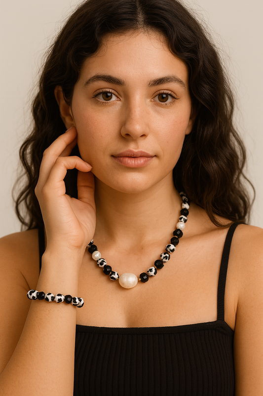 Juego de Collar y Pulsera Agatha