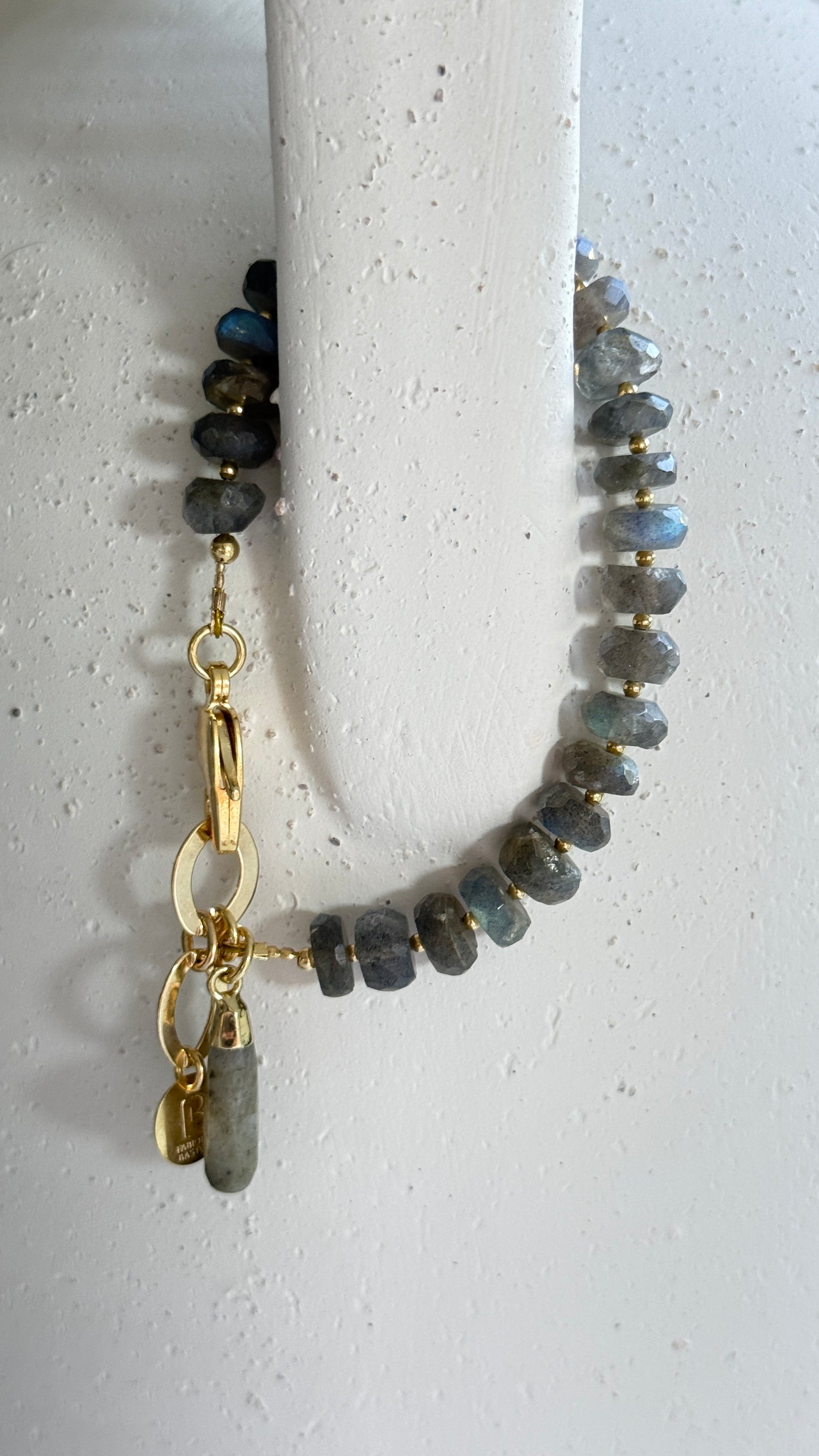 Pulsera Labradorita gris