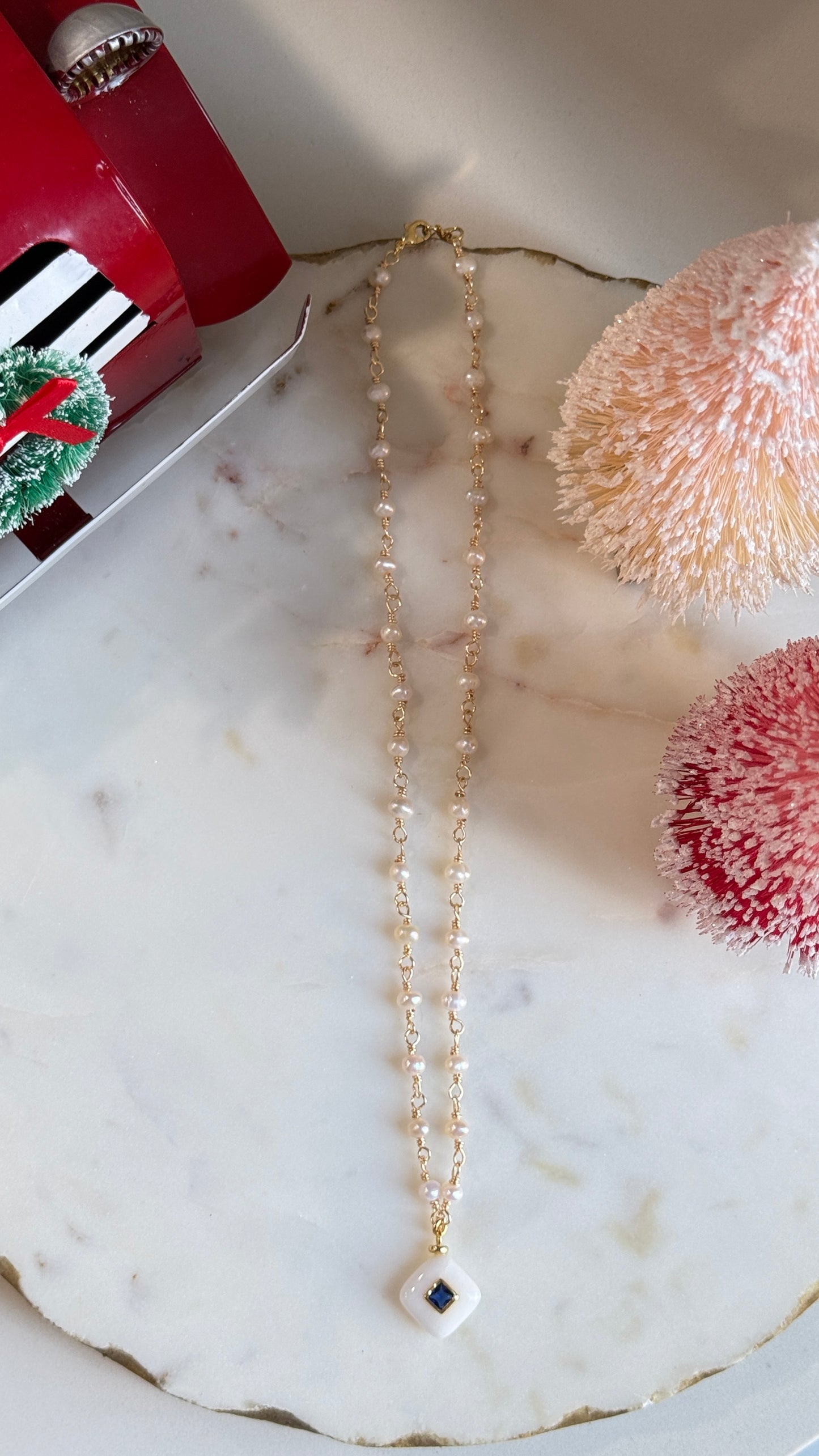 Collar de Perla con dije