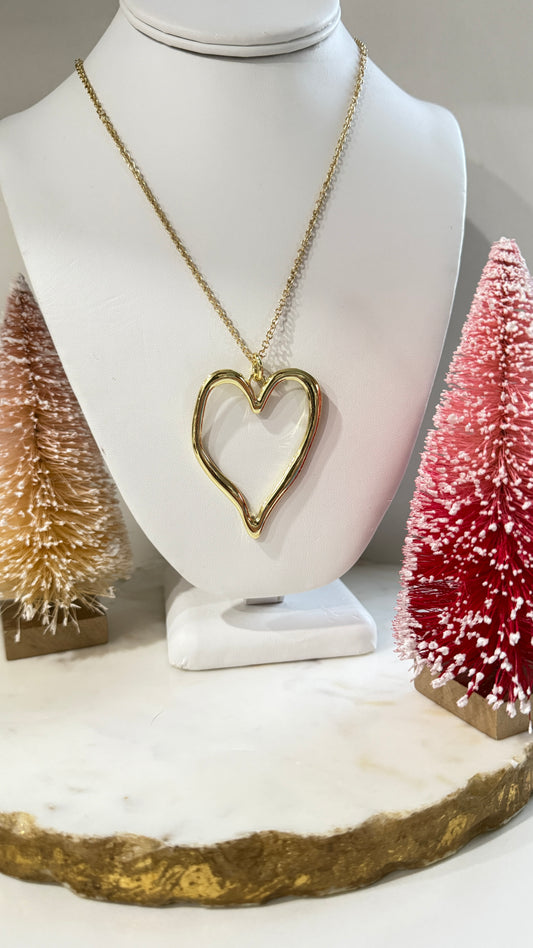 Collar largo dije Corazón