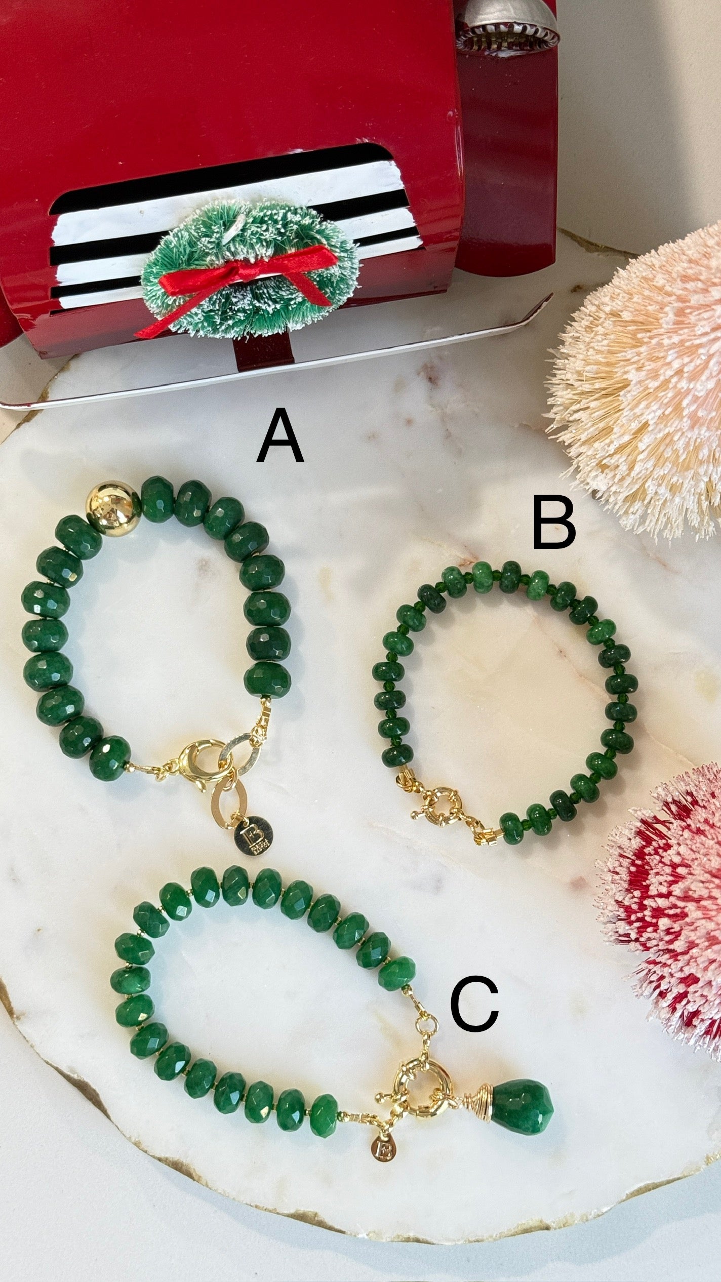 Pulsera Verde Jade c/u