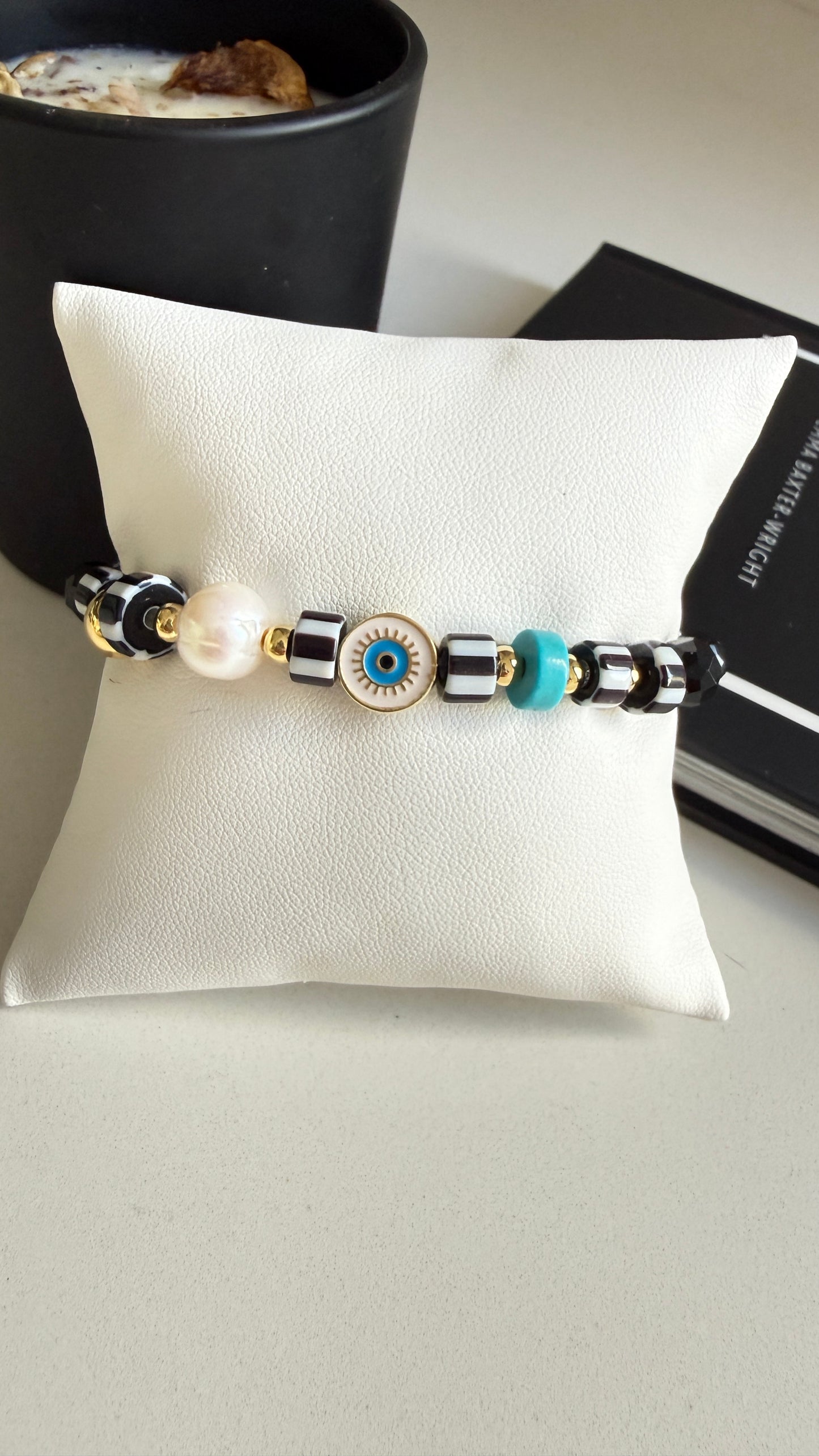 Pulsera Piedra Africana Negra