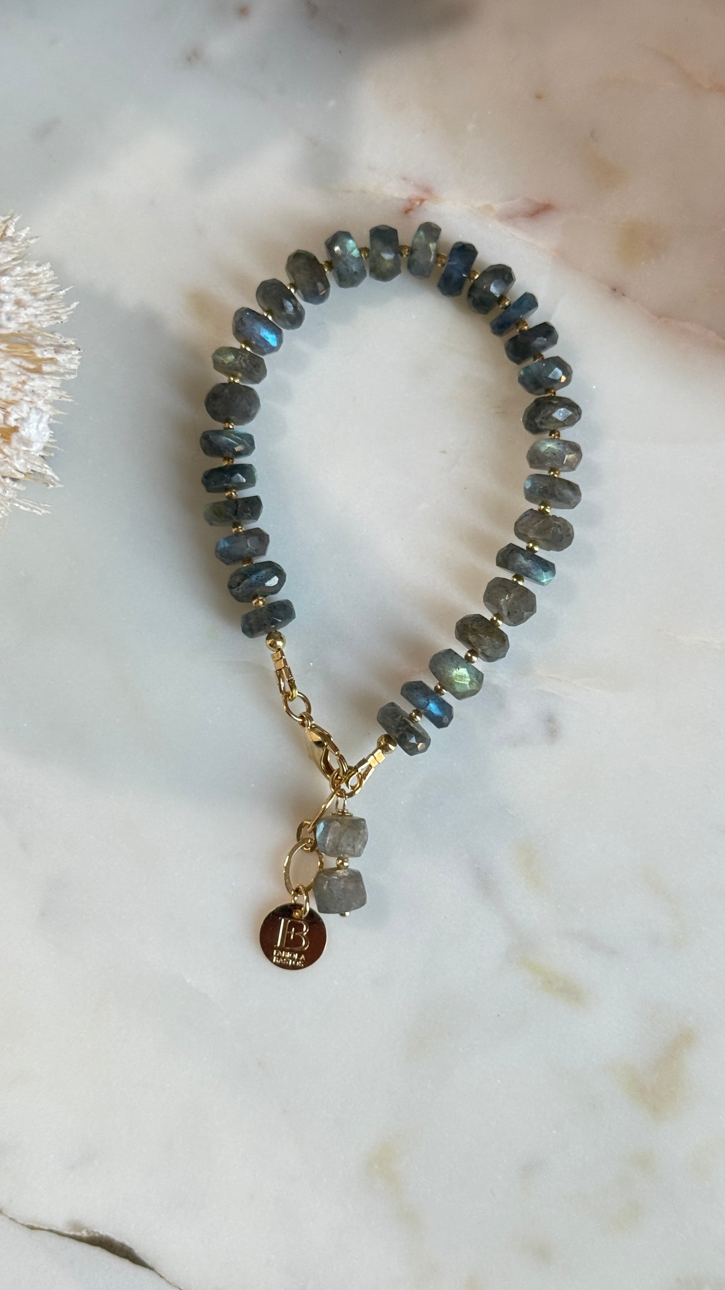Pulsera Labradorita gris