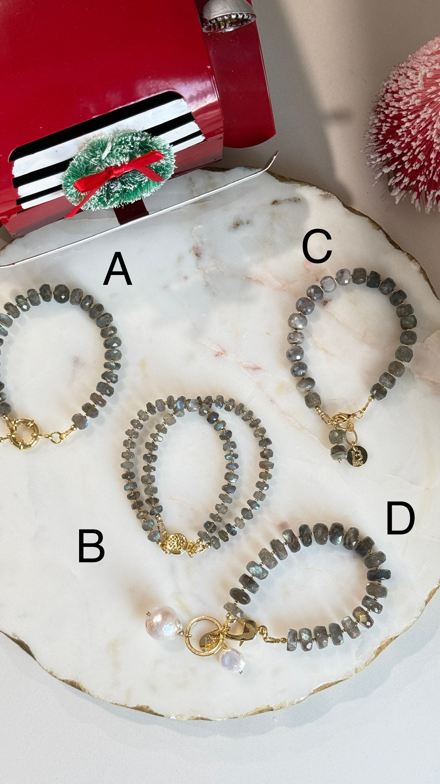 Pulsera Labradorita gris