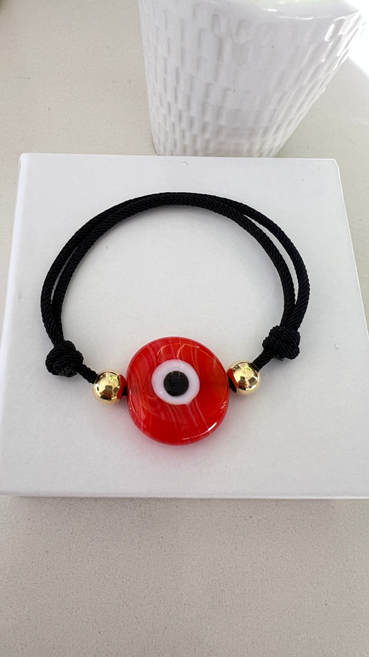 Pulsera ajustable ojo turco