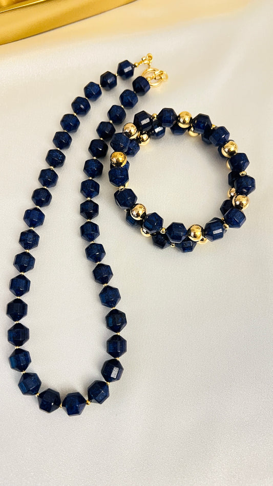 Collar Piedras lapislázuli