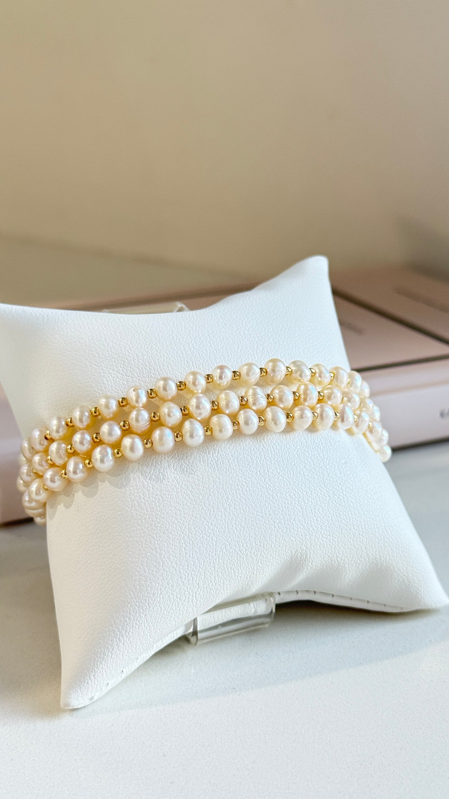 Pulsera Perlas 3 vueltas