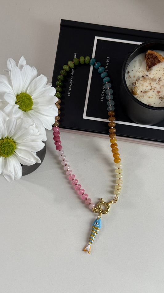 Collar Color fun fish