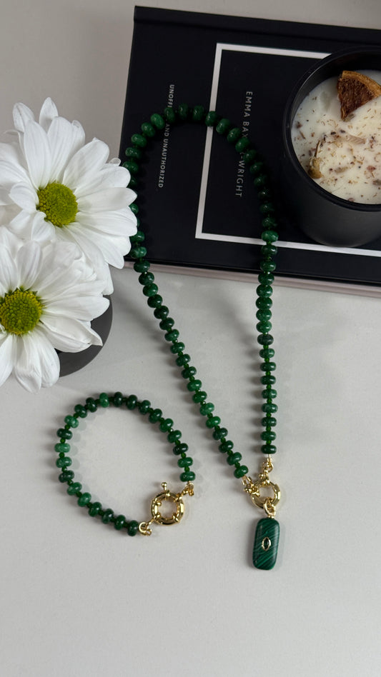 Collar Verde Jade