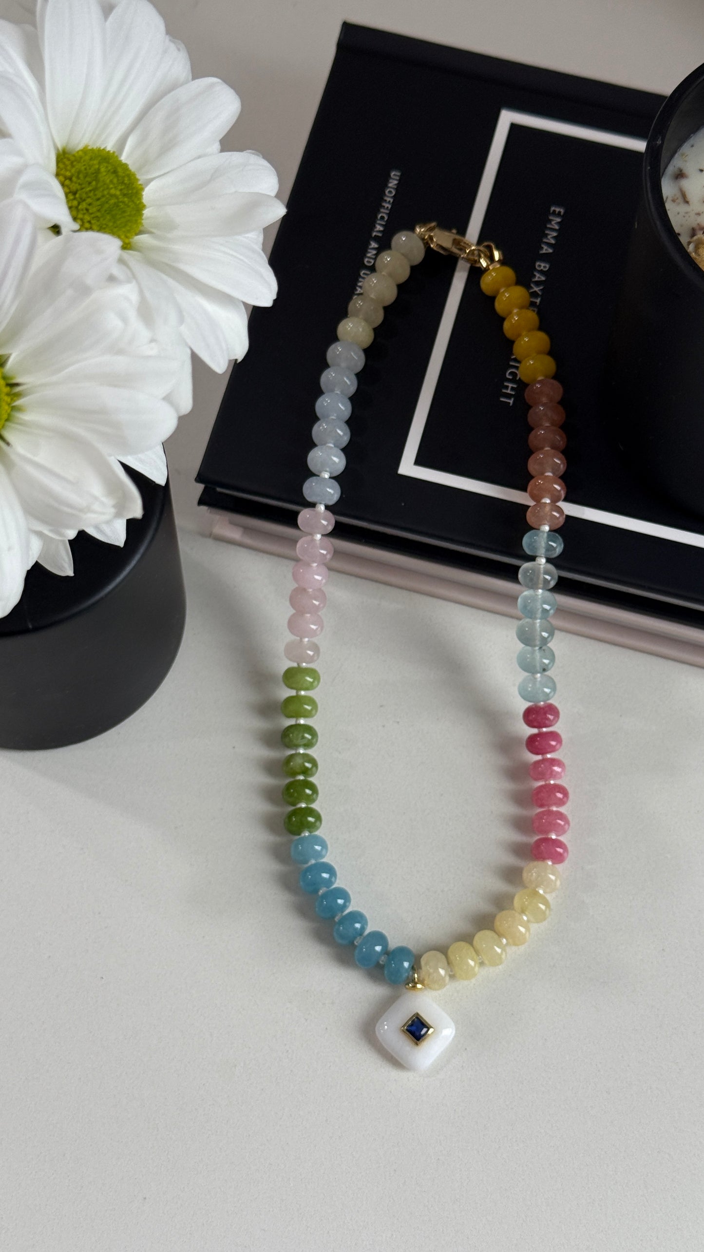 Collar color fun Jade con dije