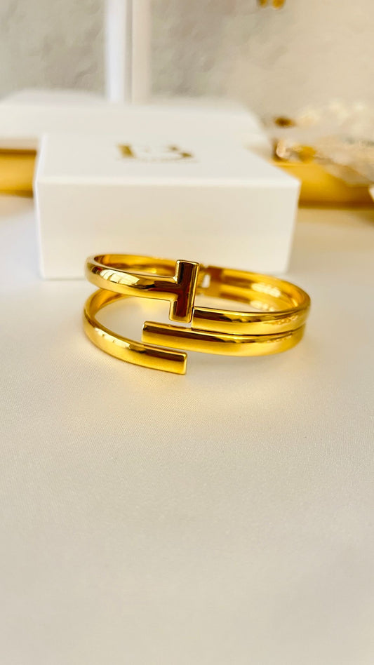 Pulsera de Acero dorada